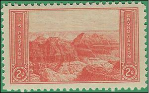 # 741 2c National Parks Grand Canyon 1934 Mint NH