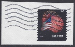 #4868 (49c Forever) Star Spangled Banner Coil Single Used