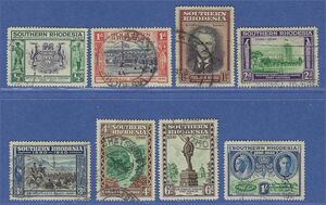 Southern Rhodesia # 56-63 1940 Used Cpl Set of 8