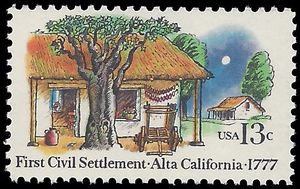 #1725 13c 200th Anniv. Alta California 1977 Mint NH