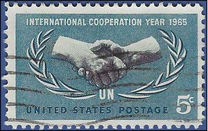 #1266 5c International Cooperation Year 1965 Used