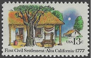 #1725 13c 200th Anniversary Alta California 1977 Mint NH