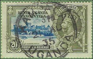 Kenya,Uganda and Tanganyika # 42 1935 Used SON