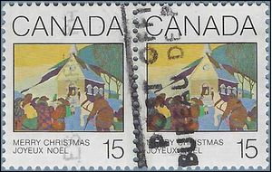 Canada # 870 1980 Used Pair