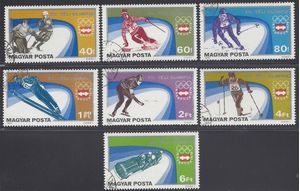 Hungary #2394-2400 1975 CTO Innsbruck Olympics Set of 7