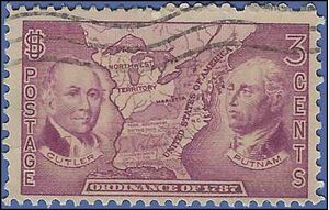 # 795 3c Ordinance of 1787 1937 Used
