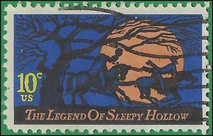 #1548 10c American Folklore Legend of Sleepy Hollow 1974 Used
