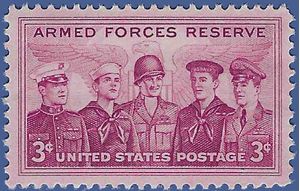 #1067 3c United States Armed Forces Reserves 1955 Mint NH