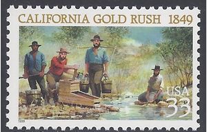 #3316 33c 150th Anniversary California Gold Rush 1999 Mint NH