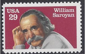 #2538 29c Literary Arts William Saroyan 1991 Mint NH