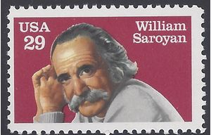 #2538 29c Literary Arts William Saroyan 1991 Mint NH