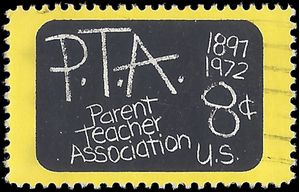 #1463 8c 75th Anniversary PTA 1972 Used