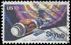 #1529 10c 1st Anniversary Skylab 1974 Used