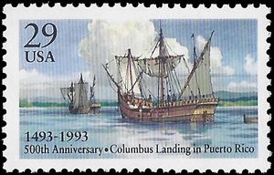 #2805 29c Columbus 500th Anniversary Puerto Rico 1993 Mint NH