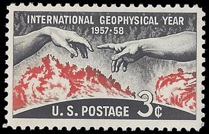 #1107 3c International Geophysical Year 1958 Mint NH