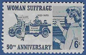 #1406 6c 50th Anniversary Woman Suffrage 1970 Used