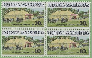 #1505 10c Chautauqua Institution Block/4 1974 Mint NH