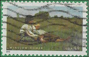 #4473 44c American Treasures Winslow Homer 2010 Used