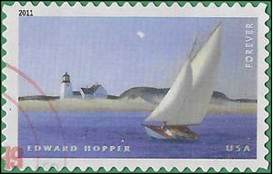 #4558 (44c Forever) Edward Hopper 2011 Used