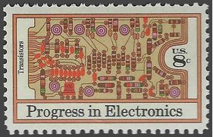 #1501 8c Progress in Electronics 1973 Mint NH