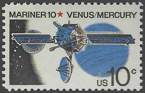 #1557 10c Mariner 10 Spacecraft 1975 Mint NH