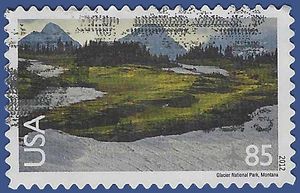 Scott C149 85c US Air Mail Glacier National Park 2012 Used