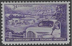 #1025 3c Trucking Industry 1953 Mint NH