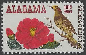 #1375 6c 150th Anniversary Alabama Statehood 1969 Mint NH