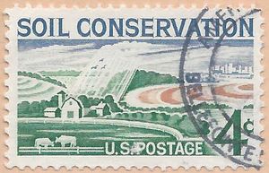 #1133 4c Soil Conservation 1959 Used
