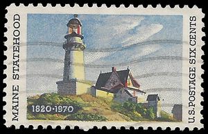 #1391 6c 150th Anniversary Maine Statehood 1970 Used