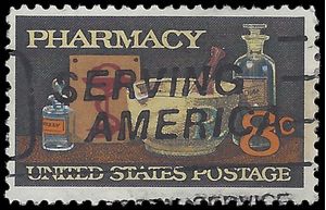 #1473 8c American Pharmacy 1972 Used
