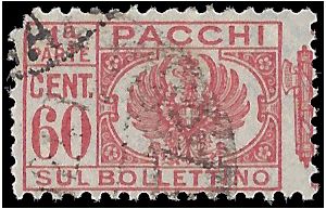 Italy #Q29 1927 Used Left Half