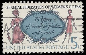 #1316 5c 75th Anniv. Federation of Women's Clubs 1966 Used