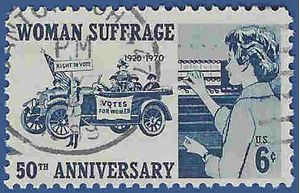 #1406 6c 50th Anniversary Woman Suffrage 1970 Used
