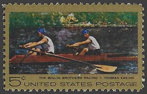 #1335 5c Thomas Eakins 1967 Mint NH
