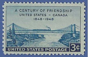 # 961 3c United States-Canada Friendship 1948 Mint NH