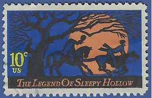#1548 10c American Folklore Legend of Sleepy Hollow 1974 Used