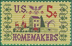#1253 5c American Homemakers 1964 Mint NH