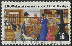 #1468 8c 100th Anniversary Mail Order 1972 Used