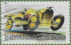 #4530 (44c Forever) 100th Anniversary Indianapolis 500 2011 Used
