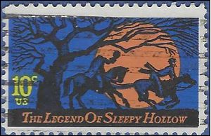 #1548 10c American Folklore Legend of Sleepy Hollow 1974 Used