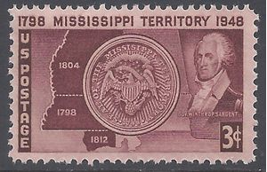 # 955 3c 150th Anniversary Mississippi Territory 1948 Mint NH