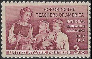 #1093 3c School Teachers of America 1957 Mint NH