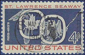 #1131 4c St. Lawrence Seaway 1959 Used CDS