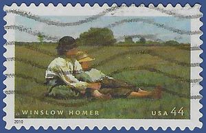 #4473 44c American Treasures Winslow Homer 2010 Used