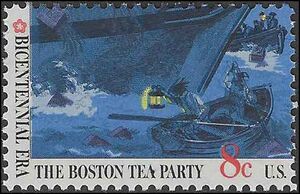 #1482 8c Boston Tea Party  1973 Mint NH