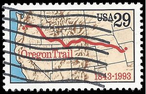 #2747 29c The Oregon Trail 1993 Used
