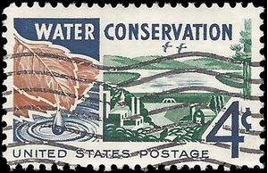 #1150 4c Water Conservation 1960 Used