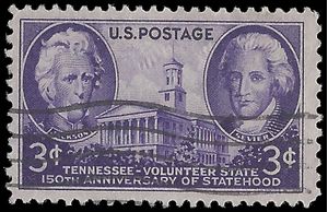 # 941 3c 150th Anniversary Tennessee Statehood 1946 Used