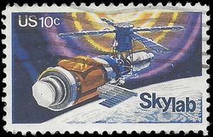 #1529 10c 1st Anniversary Skylab 1974 Used